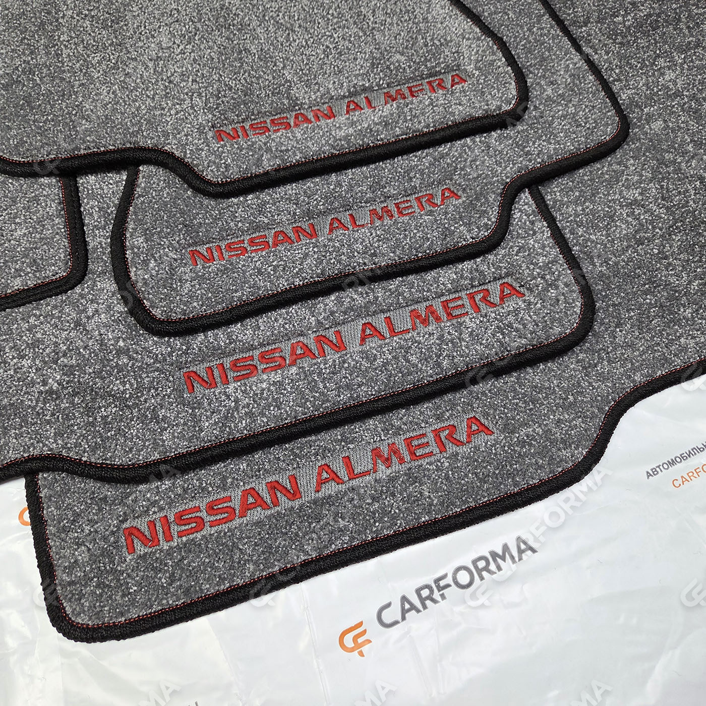 Ворсовые коврики на Nissan Almera Classic (B10) 2006&nbsp;-&nbsp;2013 в Комсомольске-на-Амуре