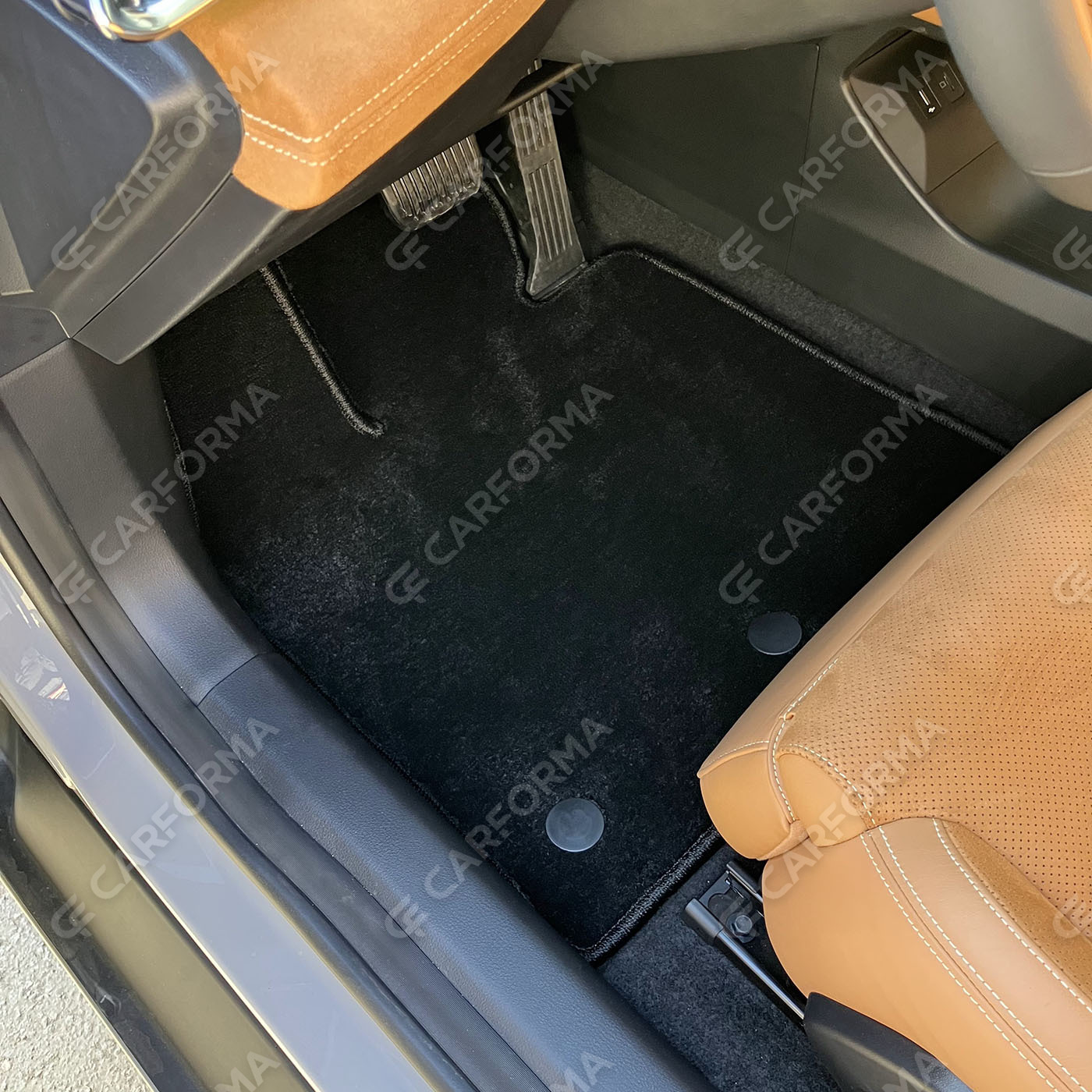 Ворсовые коврики на Mazda EZ-6 2024&nbsp;-&nbsp;2026 в Комсомольске-на-Амуре