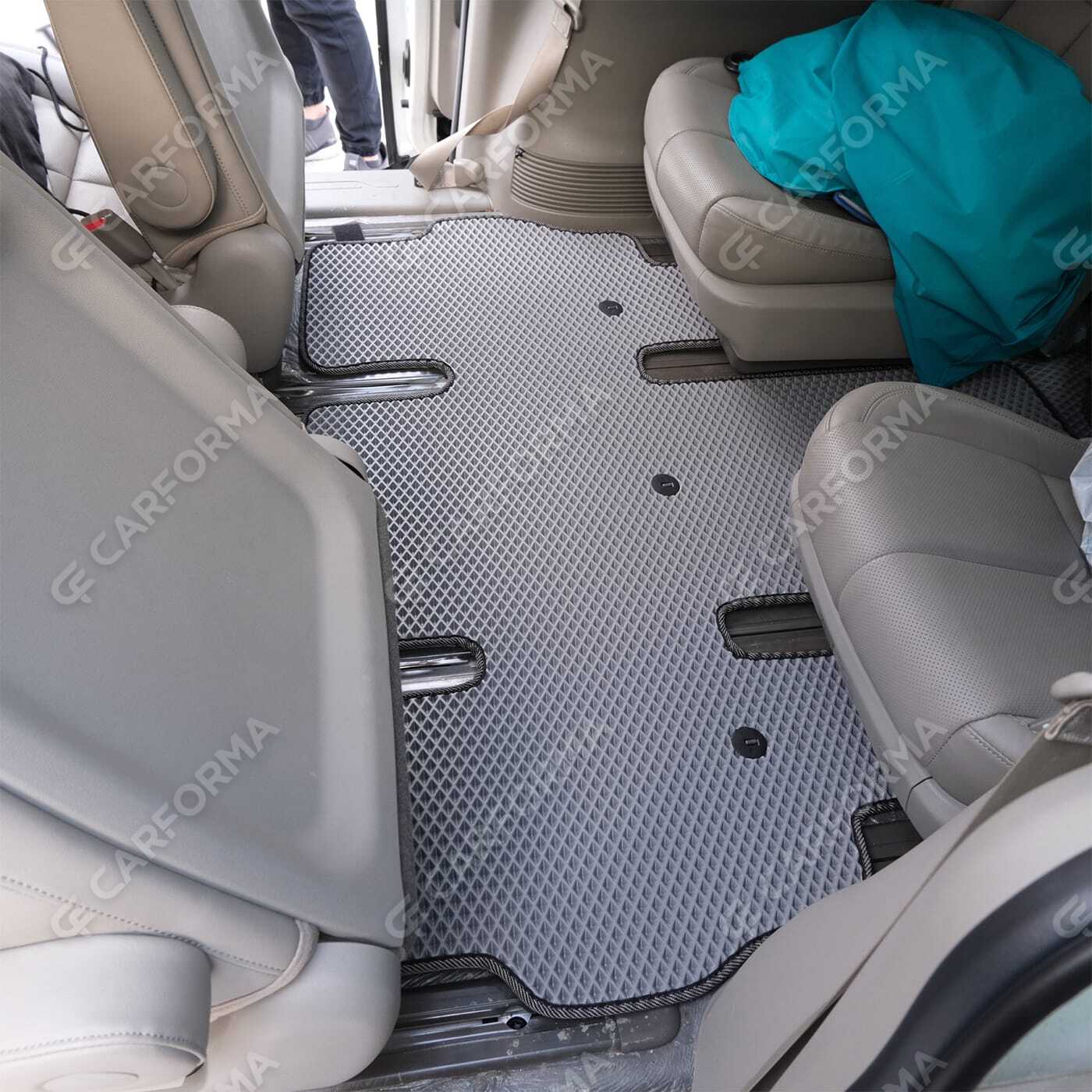 Ворсовые коврики на KIA Carnival III 9 мест и 11 мест 2014&nbsp;-&nbsp;2021 в Комсомольске-на-Амуре