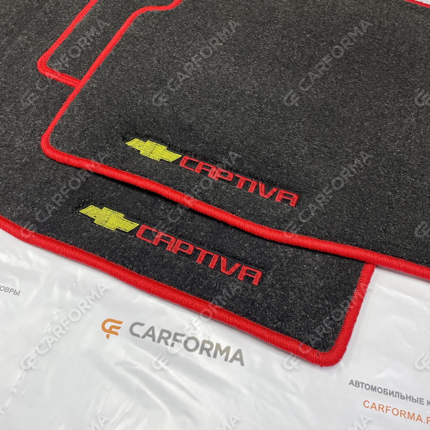 Ворсовые коврики на Chevrolet Captiva 2006&nbsp;-&nbsp;2016 в Комсомольске-на-Амуре