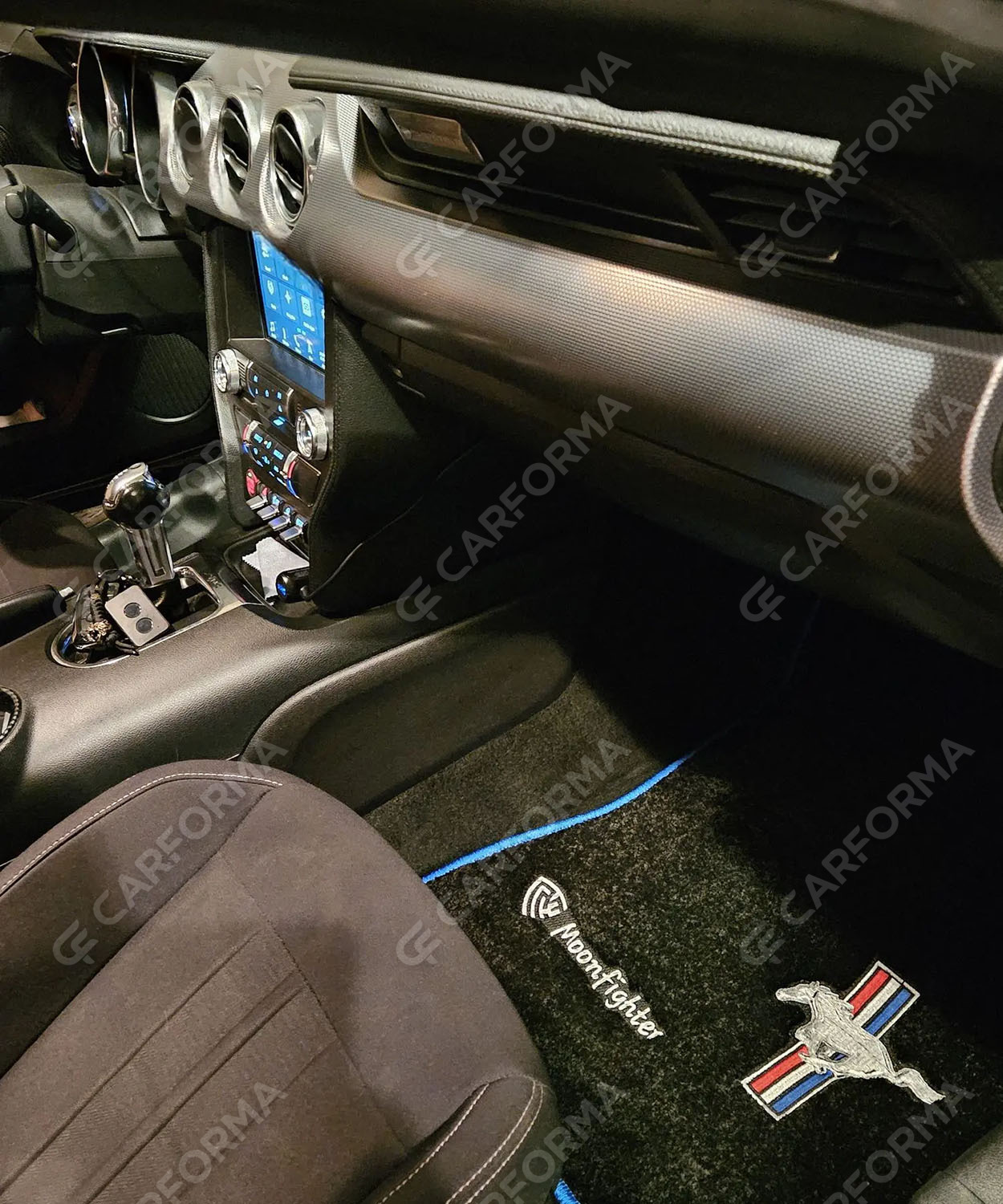 Ворсовые коврики на Ford Mustang VI 2013&nbsp;-&nbsp;2023 в Комсомольске-на-Амуре