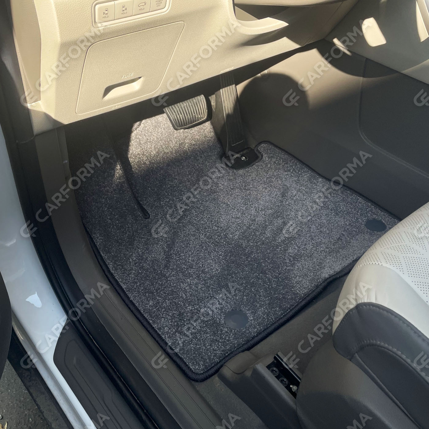 Коврики на KIA Carnival IV 7 мест с оттоманками 2020&nbsp;-&nbsp;2026 в Комсомольске-на-Амуре