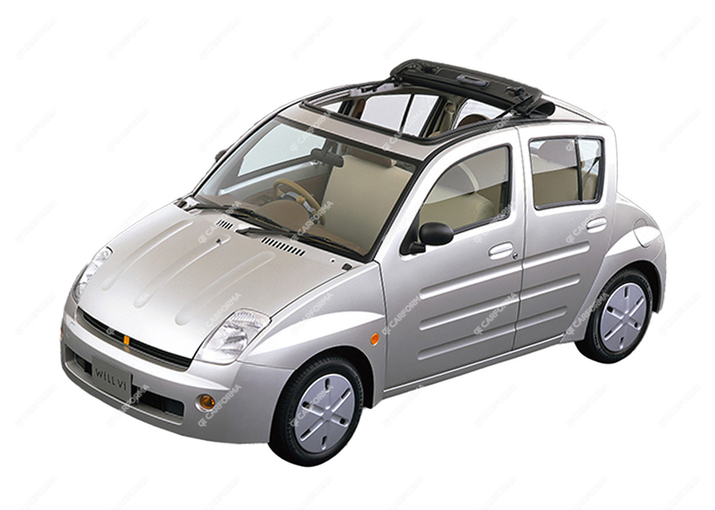 Ворсовые коврики на Toyota WiLL Vi 1999 - 2001