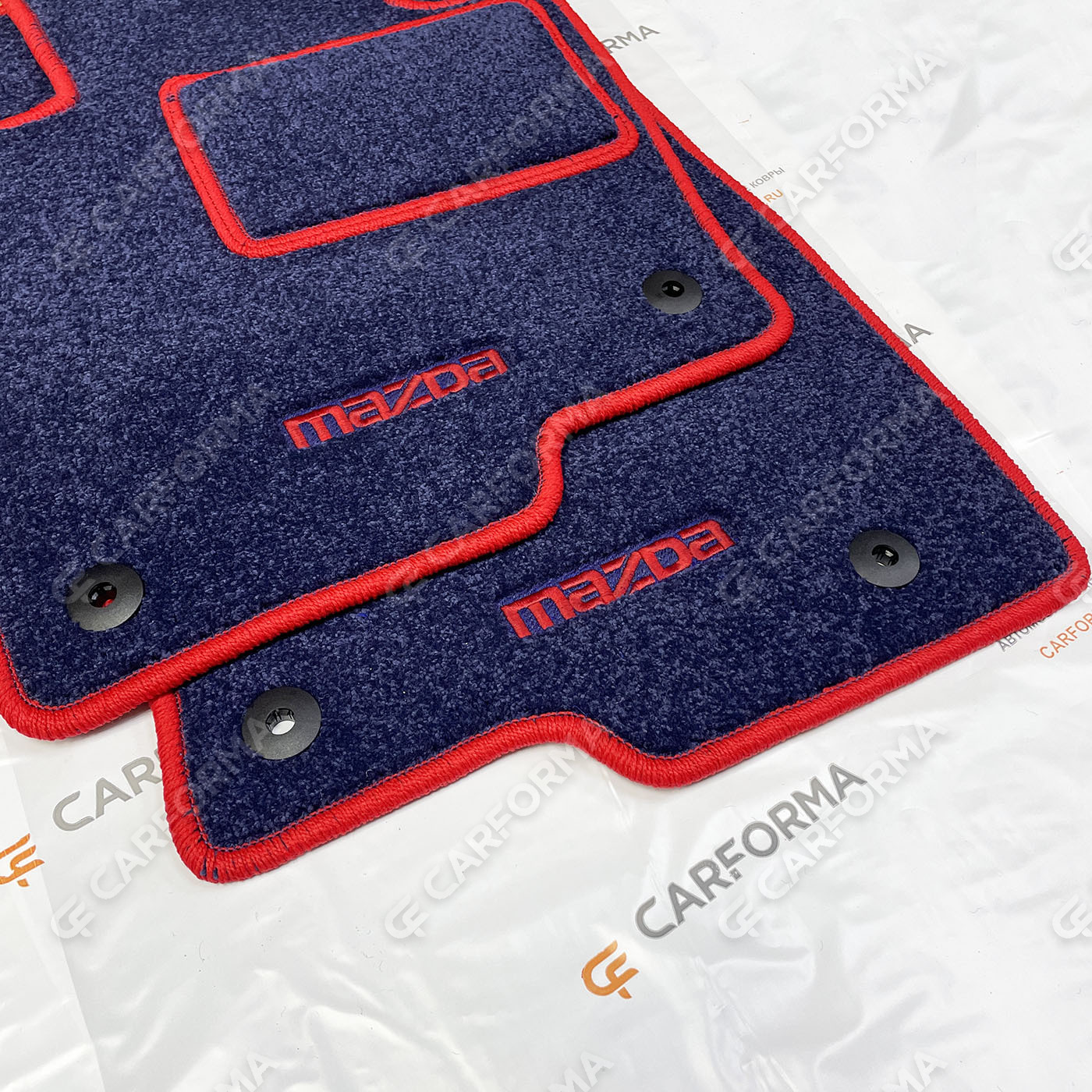 Ворсовые коврики на Mazda BT-50 I 2006&nbsp;-&nbsp;2012 в Комсомольске-на-Амуре