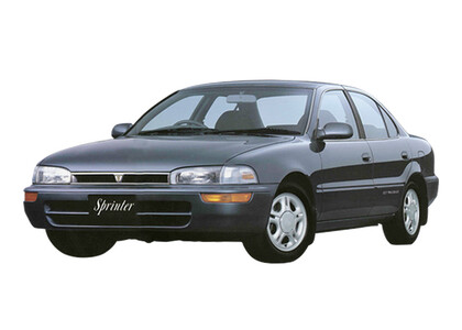 Ворсовые коврики на Toyota Sprinter (E10) 1991 - 2002 в Комсомольске-на-Амуре