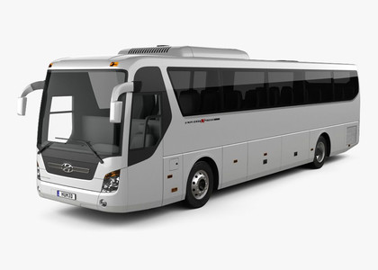 Ворсовые коврики на Hyundai Universe Space Luxury  в Комсомольске-на-Амуре