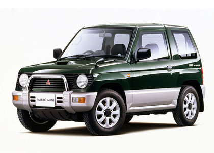 Ворсовые коврики на Mitsubishi Pajero Mini I 1994 - 1998 в Комсомольске-на-Амуре