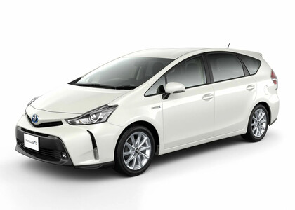 Ворсовые коврики на Toyota Prius Alpha 2011 - 2021 в Комсомольске-на-Амуре