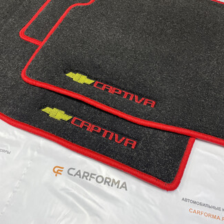 Ворсовые коврики на Chevrolet Captiva 2006&nbsp;-&nbsp;2016 в Комсомольске-на-Амуре