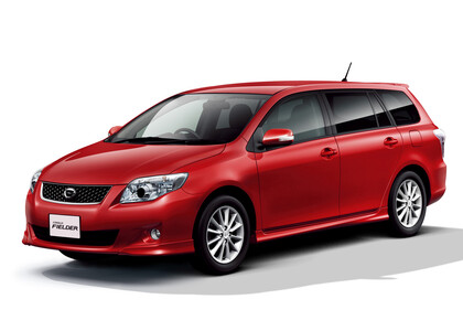 Ворсовые коврики на Toyota Corolla Fielder (E14) 2006 - 2012 в Комсомольске-на-Амуре