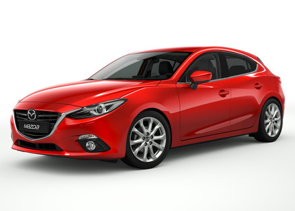 Ворсовые коврики на Mazda Axela III 2013 - 2019 в Комсомольске-на-Амуре