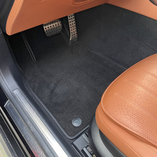 Ворсовые коврики на Mercedes S (W223, V223) 2020 - 2025 в Комсомольске-на-Амуре