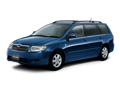 Ворсовые коврики на Toyota Corolla Fielder (E12) 2001 - 2006 в Комсомольске-на-Амуре
