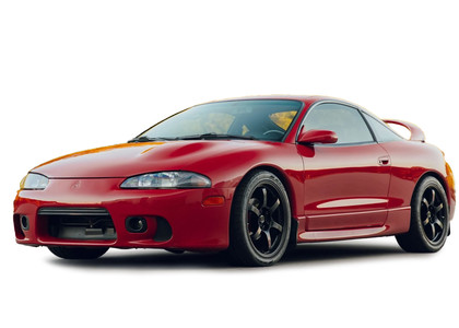 Ворсовые коврики на Mitsubishi Eclipse II 1994 - 1999 в Комсомольске-на-Амуре