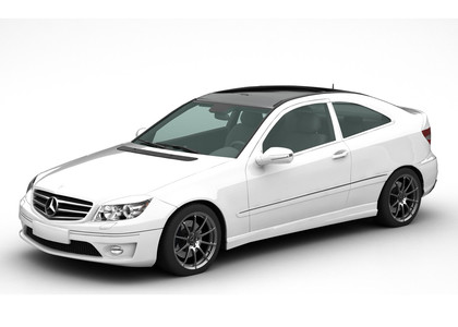 Ворсовые коврики на Mercedes CLC (CL203) 2008 - 2011 в Комсомольске-на-Амуре