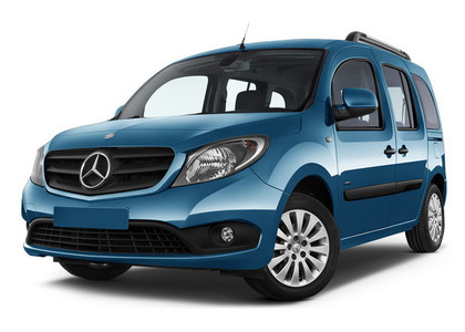 Ворсовые коврики на Mercedes Citan (W415) 2012 - 2020 в Комсомольске-на-Амуре